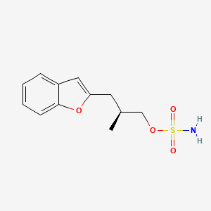 (2S)-3-(1-Benzofuran-2-yl)-2-methylpropyl sulfamate