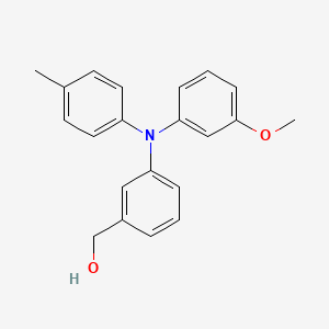 {3-[(3-Methoxyphenyl)(4-methylphenyl)amino]phenyl}methanol