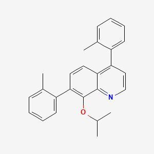 4,7-Bis(2-methylphenyl)-8-[(propan-2-yl)oxy]quinoline