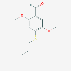 Benzaldehyde, 4-(butylthio)-2,5-dimethoxy-