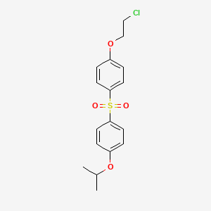 1-(2-Chloroethoxy)-4-{4-[(propan-2-yl)oxy]benzene-1-sulfonyl}benzene