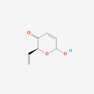 2H-Pyran-3(6H)-one, 2-ethenyl-6-hydroxy-, (2S)-