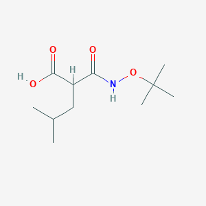 2-(tert-Butoxycarbamoyl)-4-methylpentanoic acid