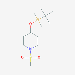 1-Methanesulphonyl-4-(tert-butyldimethylsilyl)oxypiperidine