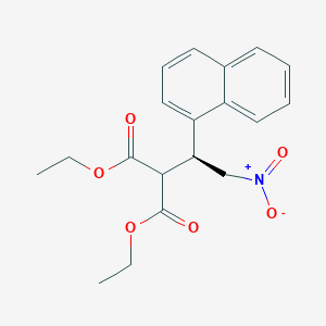 Diethyl [(1S)-1-(naphthalen-1-yl)-2-nitroethyl]propanedioate