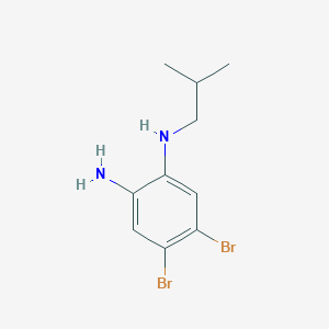 4,5-Dibromo-N~1~-(2-methylpropyl)benzene-1,2-diamine