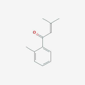 B15168042 3-Methyl-1-(2-methylphenyl)but-2-en-1-one CAS No. 602295-87-4