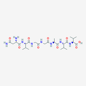 L-Asparaginyl-L-valylglycylglycyl-L-alanyl-L-valyl-L-valine