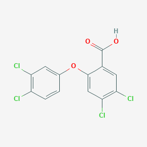 4,5-Dichloro-2-(3,4-dichlorophenoxy)benzoic acid