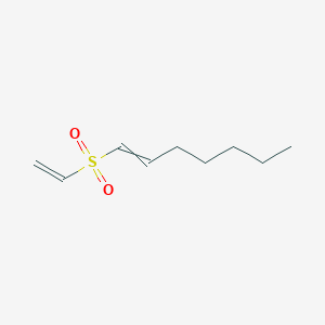 1-(Ethenesulfonyl)hept-1-ene