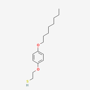 2-[4-(Octyloxy)phenoxy]ethane-1-thiol