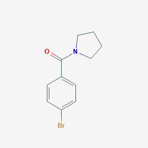 molecular formula C11H12BrNO B151684 (4-溴苯基)(吡咯烷-1-基)甲酮 CAS No. 5543-27-1