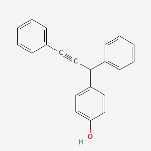 Phenol, 4-(1,3-diphenyl-2-propynyl)-