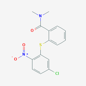 2-[(5-Chloro-2-nitrophenyl)sulfanyl]-N,N-dimethylbenzamide