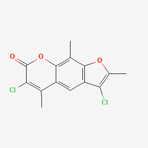 3,6-Dichloro-2,5,9-trimethyl-7H-furo[3,2-g][1]benzopyran-7-one