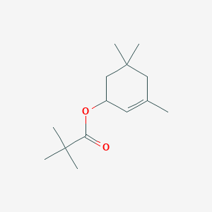 3,5,5-Trimethylcyclohex-2-en-1-yl 2,2-dimethylpropanoate