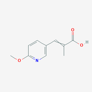 3-(6-Methoxypyridin-3-yl)-2-methylprop-2-enoic acid