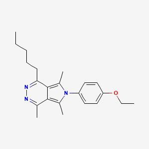 6-(4-Ethoxyphenyl)-1,5,7-trimethyl-4-pentylpyrrolo[3,4-D]pyridazine