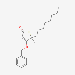 4-(Benzyloxy)-5-methyl-5-octylthiophen-2(5H)-one