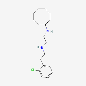 N~1~-[2-(2-Chlorophenyl)ethyl]-N~2~-cyclooctylethane-1,2-diamine