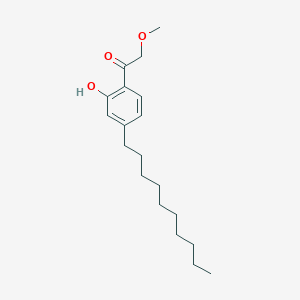 B15168634 1-(4-Decyl-2-hydroxyphenyl)-2-methoxyethanone CAS No. 649551-92-8