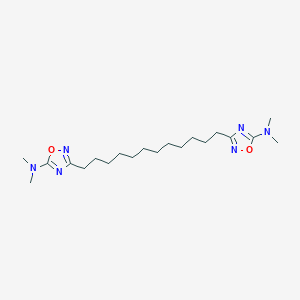 3,3'-(Dodecane-1,12-diyl)bis(N,N-dimethyl-1,2,4-oxadiazol-5-amine)