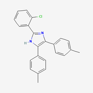 1H-Imidazole, 2-(2-chlorophenyl)-4,5-bis(4-methylphenyl)-