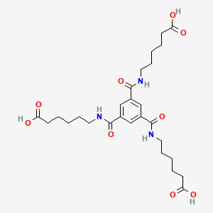 6,6',6''-[Benzene-1,3,5-triyltris(carbonylazanediyl)]trihexanoic acid