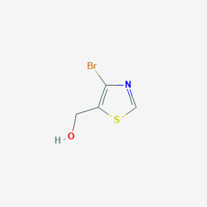 molecular formula C4H4BrNOS B151687 (4-溴噻唑-5-基)甲醇 CAS No. 262444-15-5