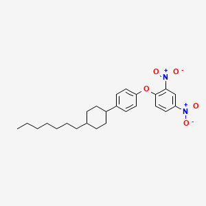 molecular formula C25H32N2O5 B1516872 1-[4-(4-Heptylcyclohexyl)phenoxy]-2,4-dinitrobenzene 