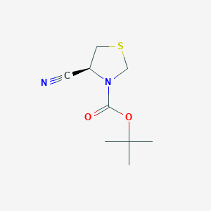 1,1-Dimethylethyl (4S)-4-cyano-3-thiazolidinecarboxylate