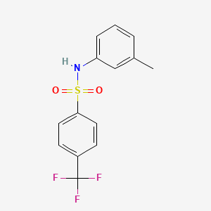 N-(3-methylphenyl)-4-(trifluoromethyl)benzenesulfonamide