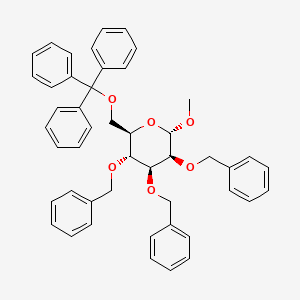 molecular formula C47H46O6 B1516902 Methyl 2,3,4-tri-O-benzyl-6-O-trityl-A-D-mannopyranoside 
