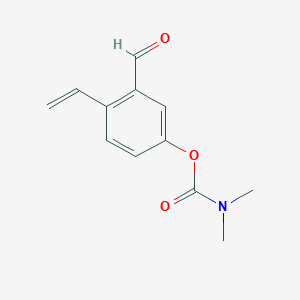 4-Ethenyl-3-formylphenyl dimethylcarbamate