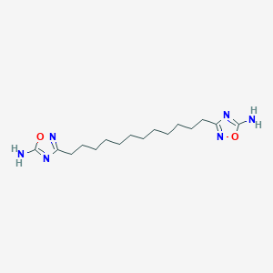 3,3'-(Dodecane-1,12-diyl)di(1,2,4-oxadiazol-5-amine)