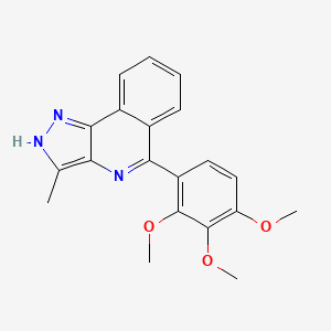 1H-Pyrazolo[4,3-c]isoquinoline, 3-methyl-5-(2,3,4-trimethoxyphenyl)-