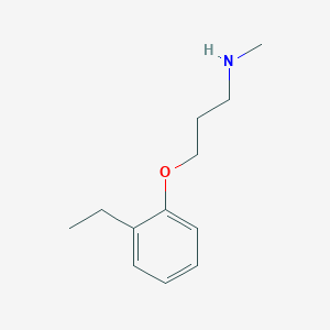 molecular formula C12H19NO B1516910 3-(2-Ethylphenoxy)-N-methyl-1-propanamine CAS No. 915922-98-4