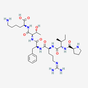 L-Prolyl-L-isoleucyl-N~5~-(diaminomethylidene)-L-ornithyl-L-phenylalanyl-L-threonyl-L-lysine