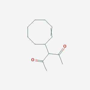 3-(Cyclooct-2-en-1-yl)pentane-2,4-dione