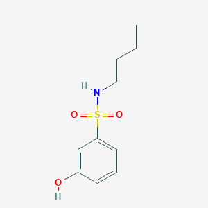 molecular formula C10H15NO3S B1516932 N-butyl-3-hydroxybenzene-1-sulfonamide CAS No. 1082469-96-2