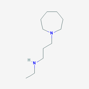 molecular formula C11H24N2 B1516946 3-(1-Azepanyl)-N-ethyl-1-propanamine CAS No. 1040690-19-4