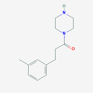 molecular formula C14H20N2O B1516954 3-(3-Methylphenyl)-1-(piperazin-1-yl)propan-1-one CAS No. 1082532-48-6