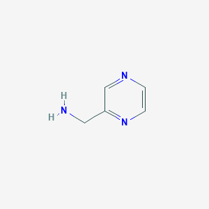 molecular formula C5H7N3 B151696 2-氨基甲基吡嗪 CAS No. 20010-99-5