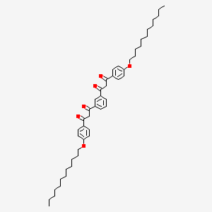 1,1'-(1,3-Phenylene)bis{3-[4-(dodecyloxy)phenyl]propane-1,3-dione}