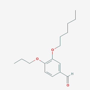 3-(Hexyloxy)-4-propoxybenzaldehyde