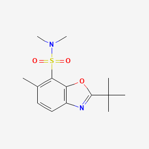 2-tert-Butyl-N,N,6-trimethyl-1,3-benzoxazole-7-sulfonamide