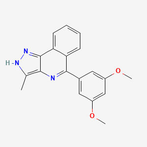 1H-Pyrazolo[4,3-c]isoquinoline, 5-(3,5-dimethoxyphenyl)-3-methyl-