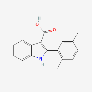 molecular formula C17H15NO2 B1516985 2-(2,5-dimethylphenyl)-1H-indole-3-carboxylic acid CAS No. 1082467-45-5