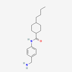 N-[4-(aminomethyl)phenyl]-4-butylcyclohexane-1-carboxamide