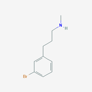 molecular formula C10H14BrN B1516994 [3-(3-溴苯基)-丙基]-甲基胺 CAS No. 886763-00-4
